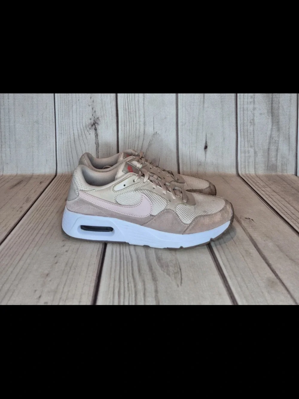 Nike Air Max SC Women's Size 11 Fossil Stone Pink Suede Sneakers Shoes